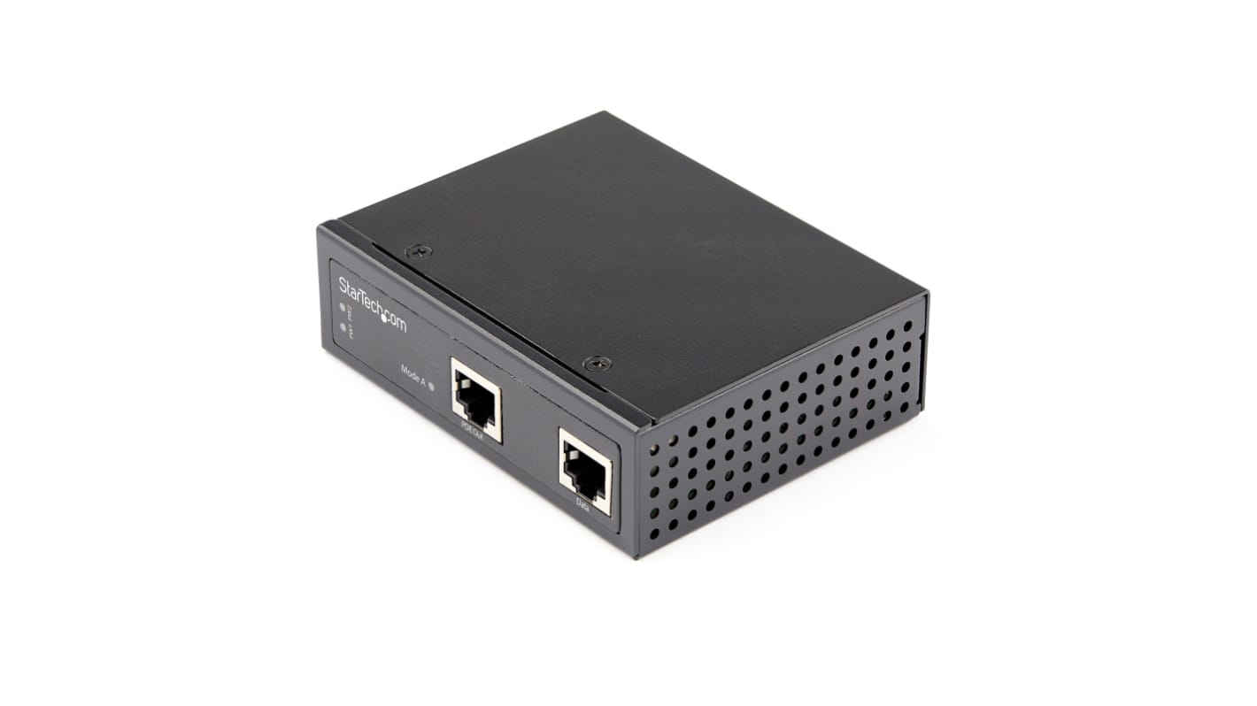 StarTech.com Ethernet, RJ45, USB 2.0 Ethernet Media Converter, Single Mode, Multi Mode, 10/100/1000 Mbps, Full Duplex