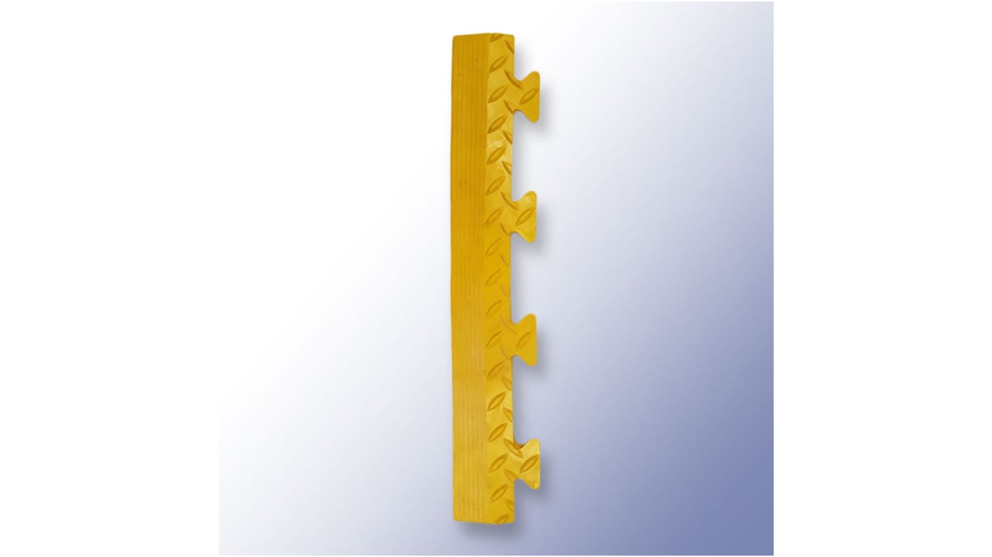 Protezione bordi RS PRO in PVC, 470mm x 470mm x 14mm, col. Colore giallo