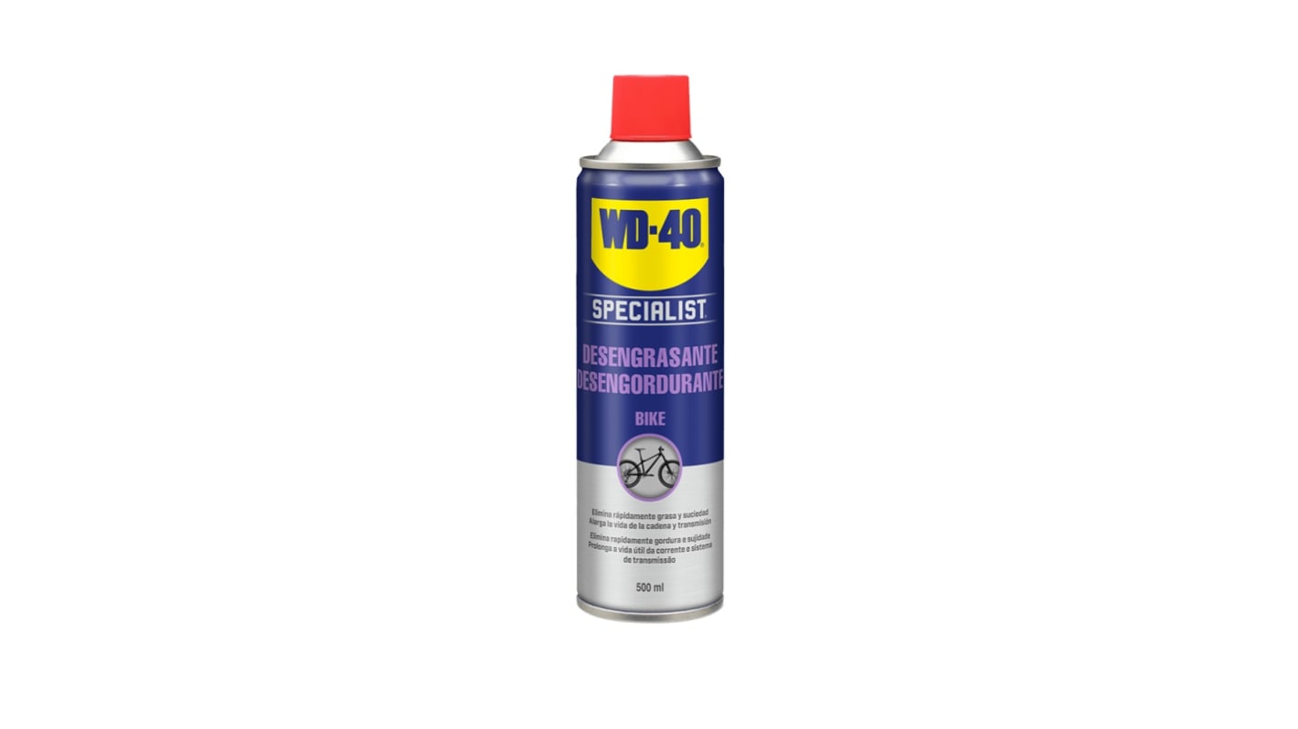 Desengrasante WD-40 BIKE Desengrasante, Aerosol de 500 ml, Secado Rápido