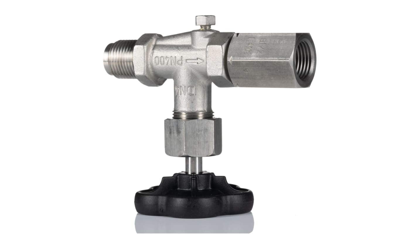 WIKA 910.11 Hydraulikmanometer-Isolierungsventil Inline Stahl