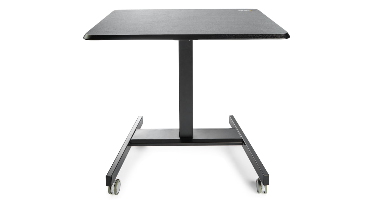 StarTech.com PC-Workstation Schwarz, auf Rollen, B 600mm H 1145mm T 800mm Höhenverstellbar aus Stahl