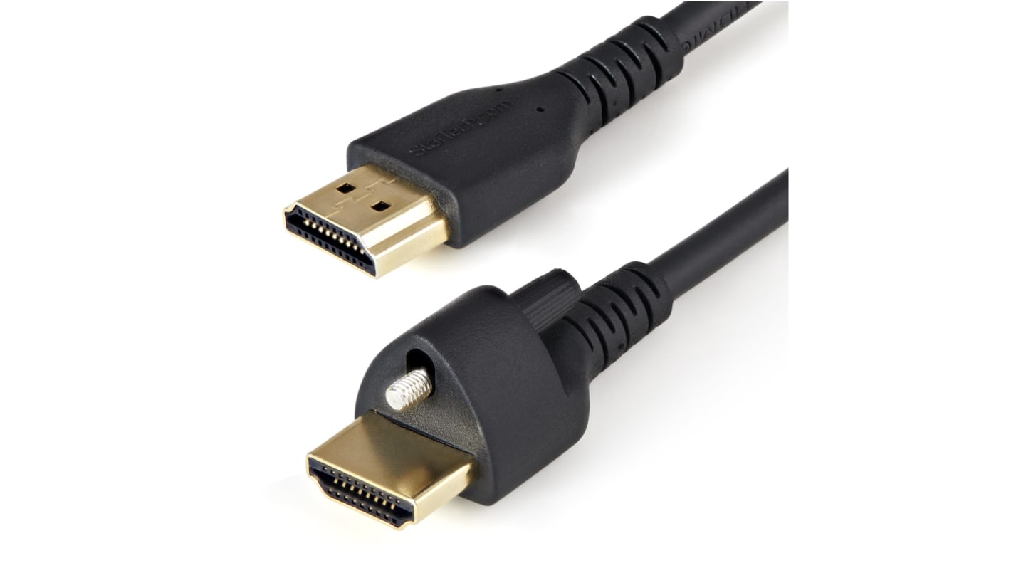 StarTech.com HDMI-Kabel A HDMI Stecker B HDMI Stecker Hohe Geschwindigkeit 4K @ 60Hz max., 2m, Schwarz