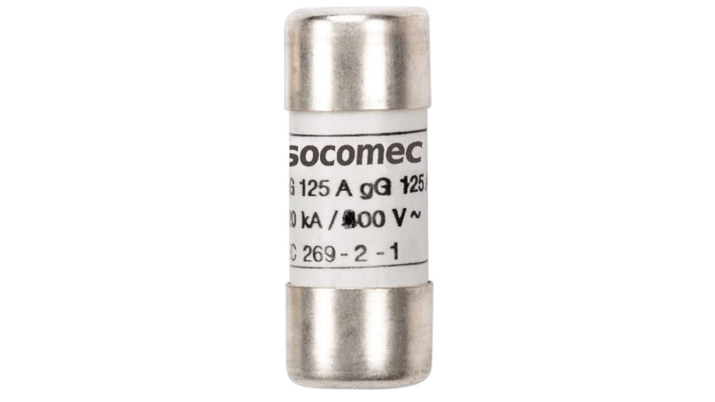 Socomec 100A F Cartridge Fuse, 22 x 58mm