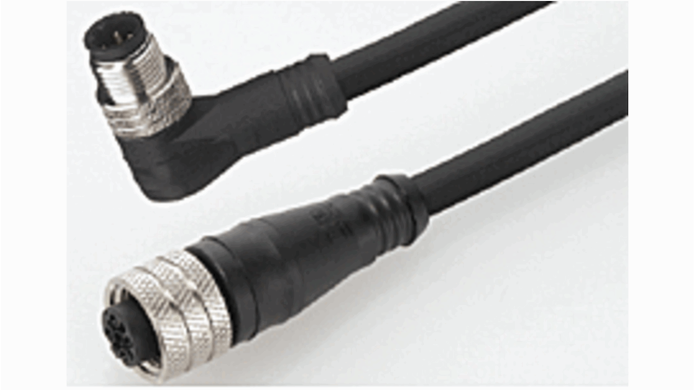 Cable de conexión Brad from Molex, con. A M12, 4 polos, con. B M12, long. 1m
