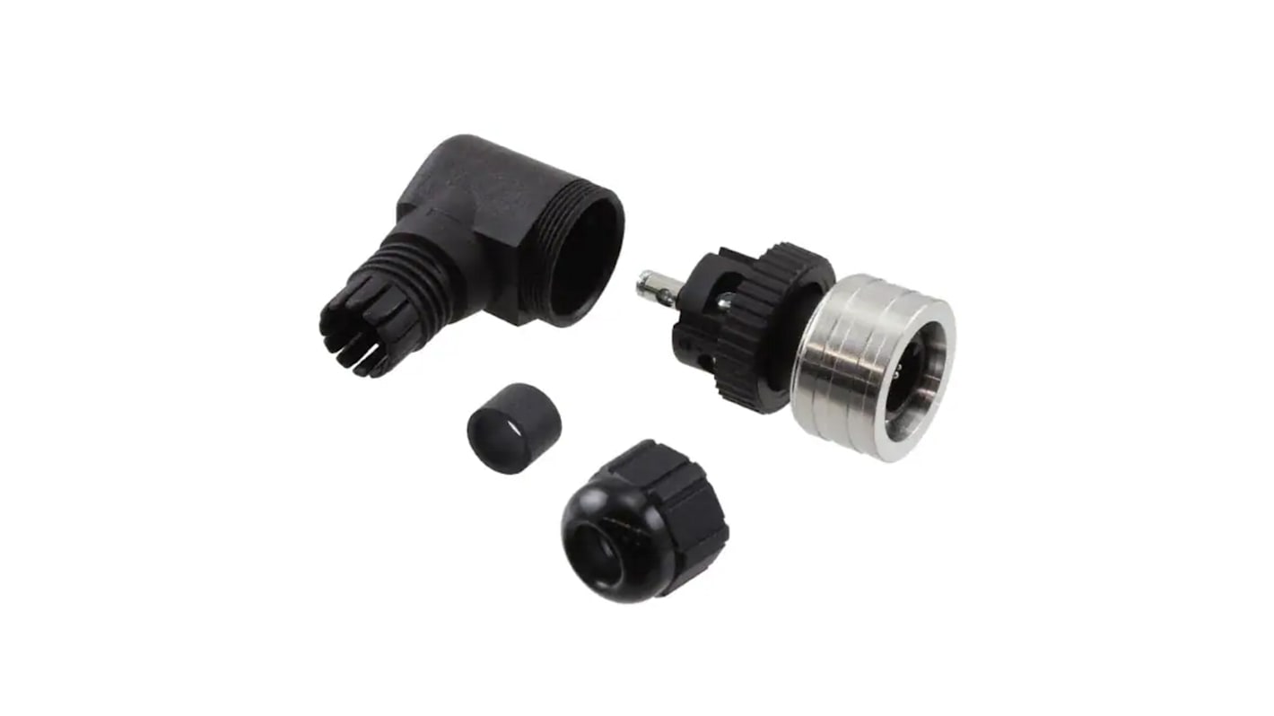 Brad from Molex Circular Connector, 5 Contacts, Cable Mount, M12 Connector, Plug, Male, IP69K, Ultra-Lock Series