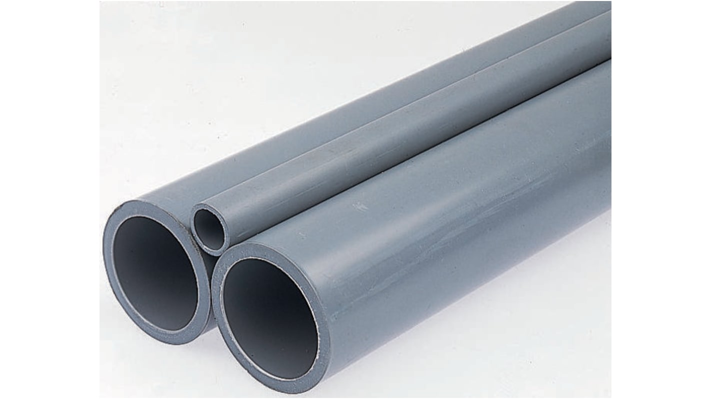 Georg Fischer ABS Pipe, 2m long x 33.7mm OD, 3.3mm Wall Thickness