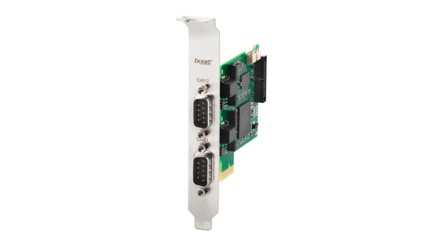 Ixxat PCIe Serielt kort CAN 2.0 A/B, 2 Porte, RS232