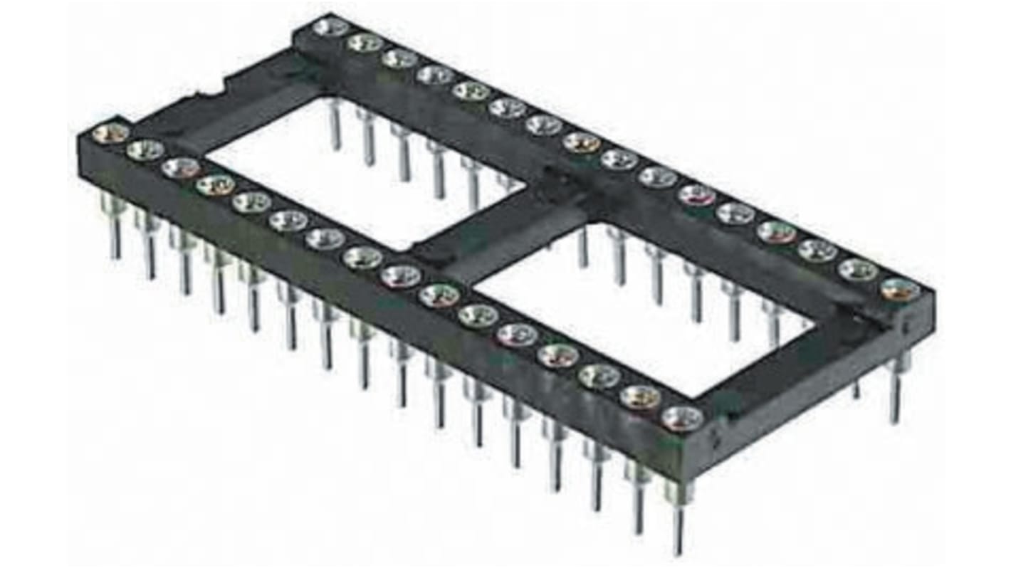 20PCS 20-Pins DIP IC Socket Adaptor Solder Type Dual Wipe Contact Pitch