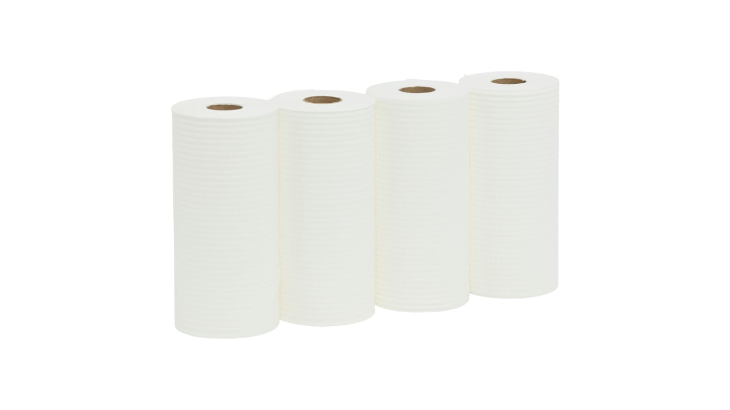 WYPALL X50 Small Roll Wipers (4198) Dry Multi-Purpose Wipes, Roll of 4