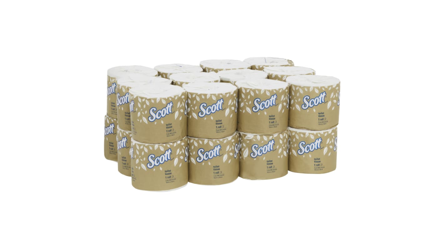 SCOTT 1 rolls of 24 Sheets Toilet Roll, 2 ply