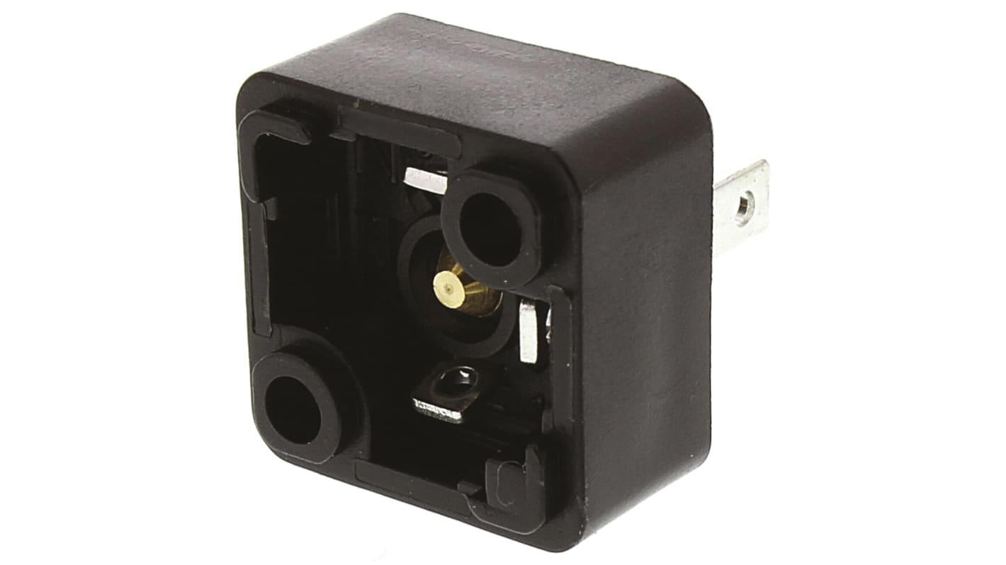 Hirschmann GSSNA 2P+E DIN 43650 C, Male Solenoid Valve Connector, No, 250 V ac/dc Voltage