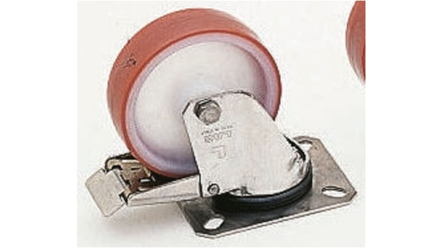 LAG Braked Swivel Castor Wheel, 150kg Capacity, 100mm Wheel