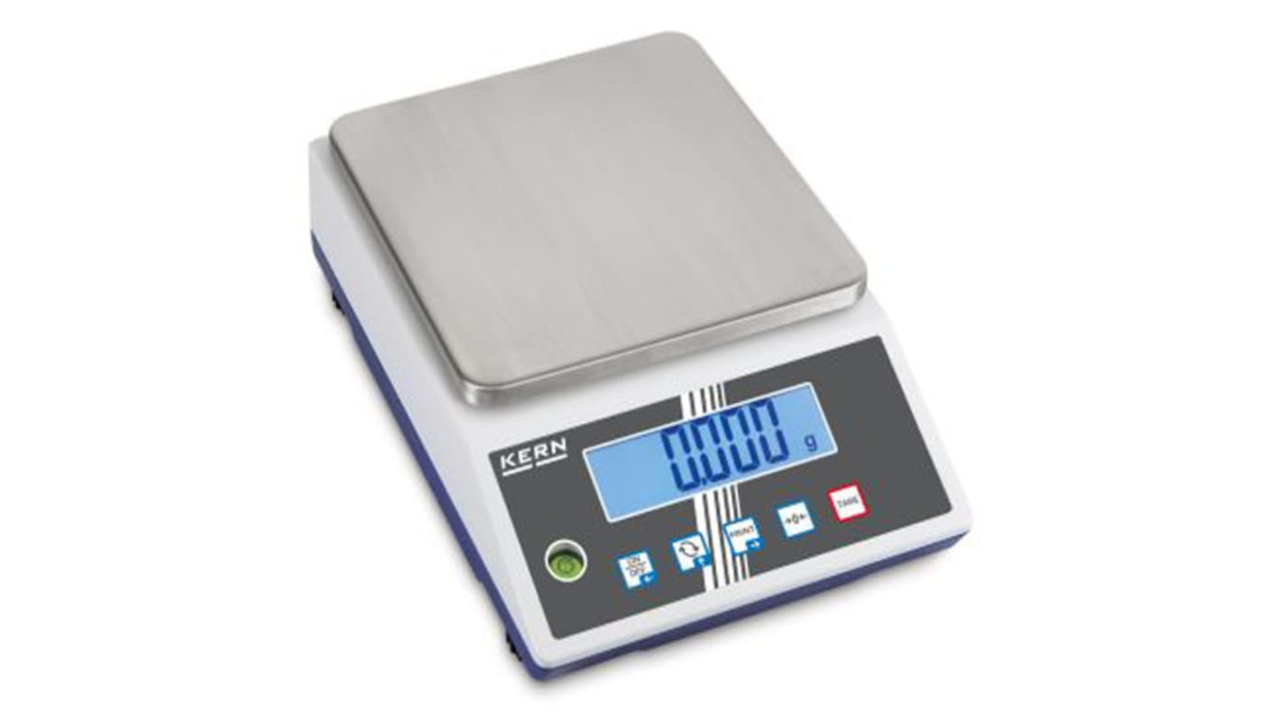 Váhy Přesné vyvážení 6kg, rozlišení: 0,1 g, číslo modelu: PCB 6000-1 Kern, s DKD kalibrací