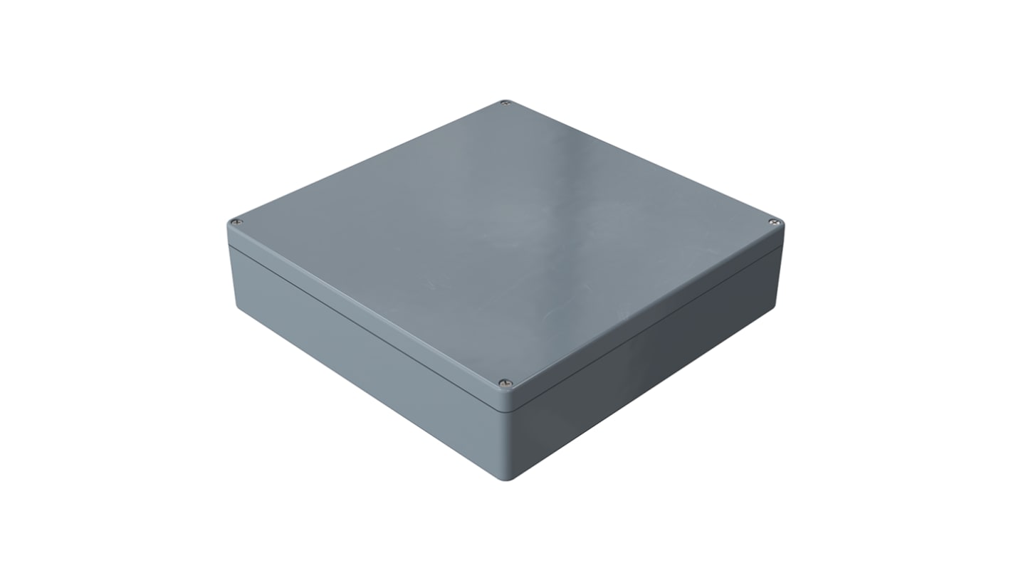 Caja Rose de Poliéster reforzado con fibra de vidrio Gris, 360 x 360 x 91mm, IP66, , Lloyds Register, Registro