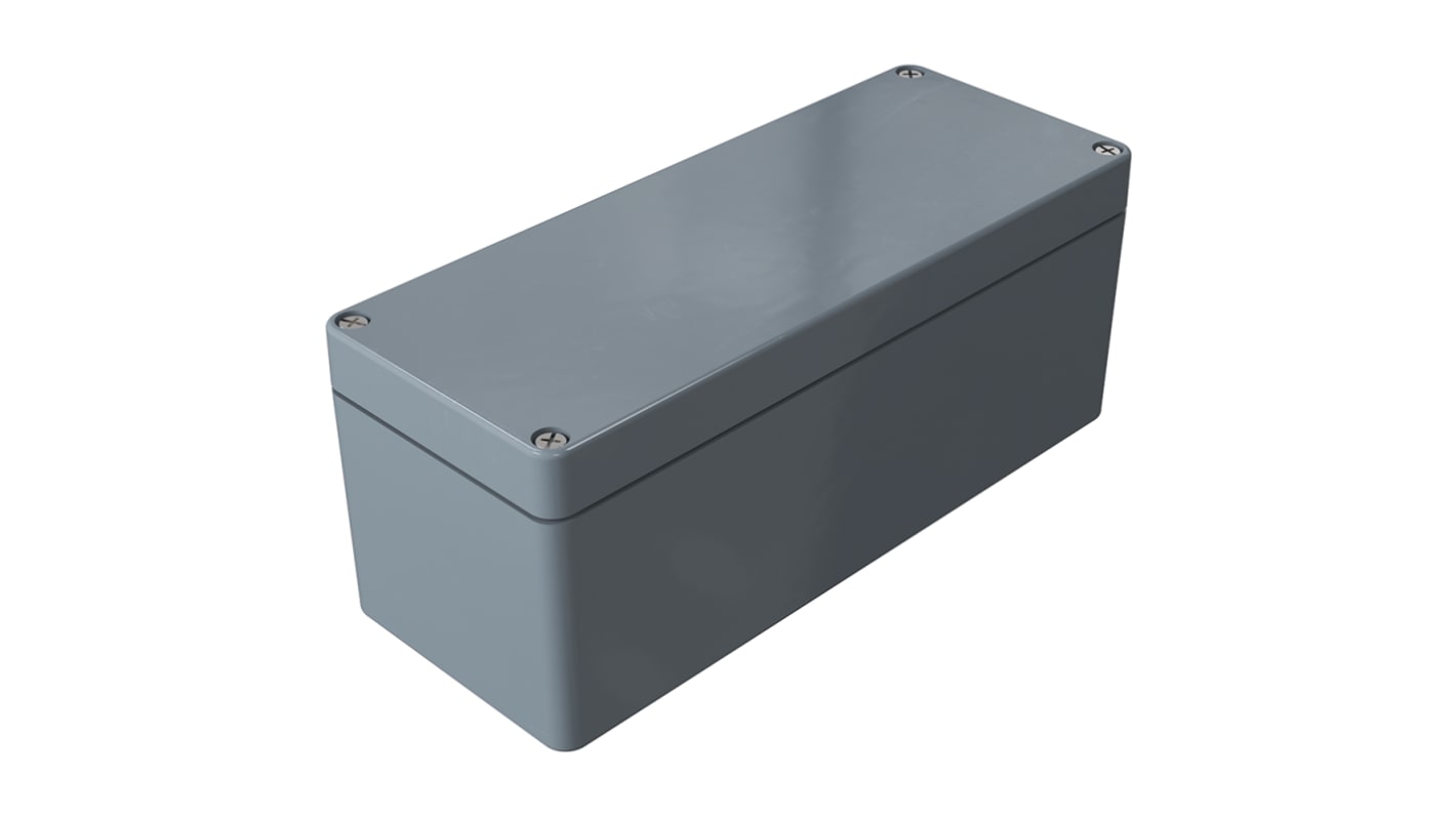 Caja Rose de Poliéster reforzado con fibra de vidrio Gris, 190 x 75 x 75.5mm, IP66, , Lloyds Register, Registro