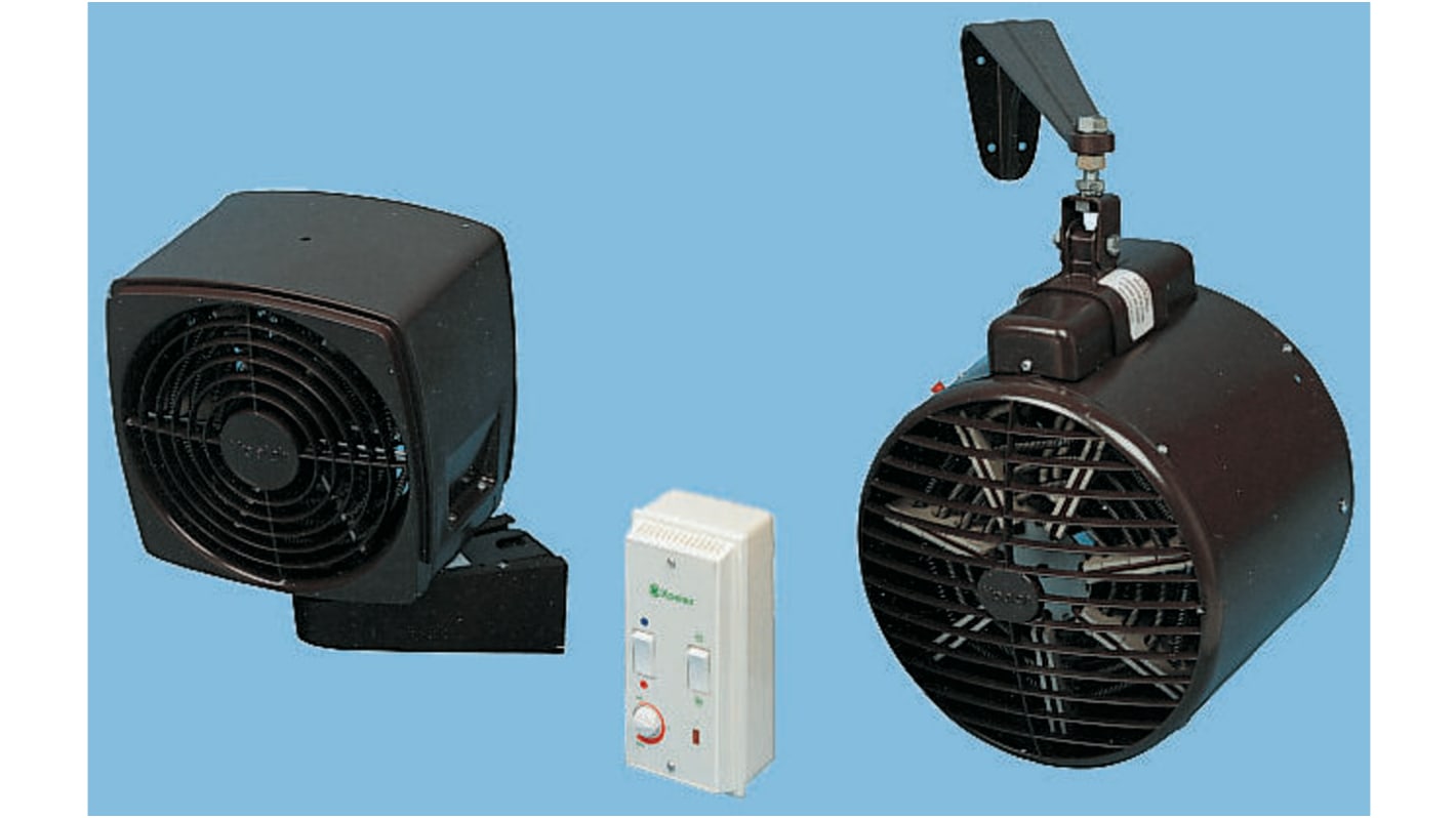 Xpelair 3kW Fan Fan Heater, Wall Mounted