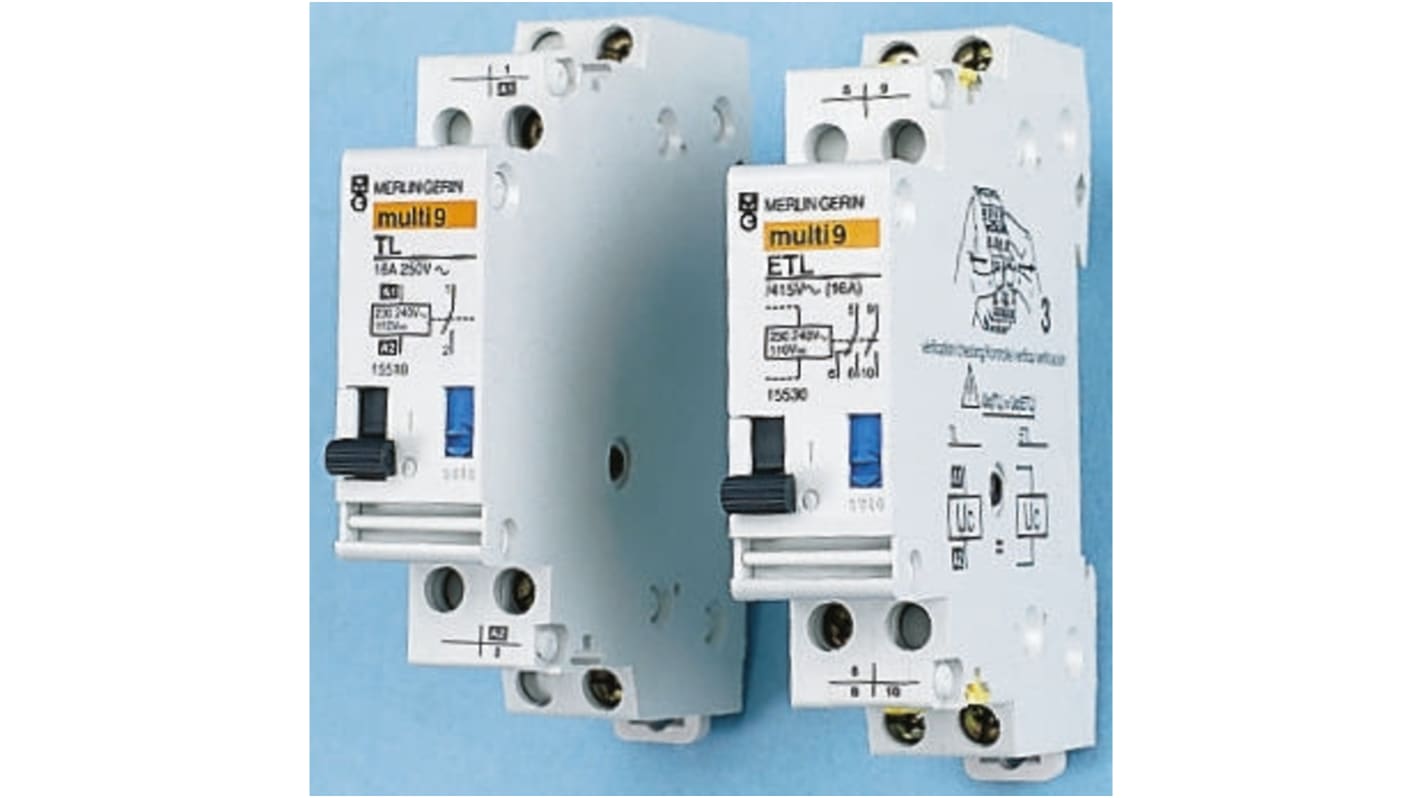 15530 2P Impulse Relay With NO/NC Contacts, 16 A, 230 → 240 V ac, 110