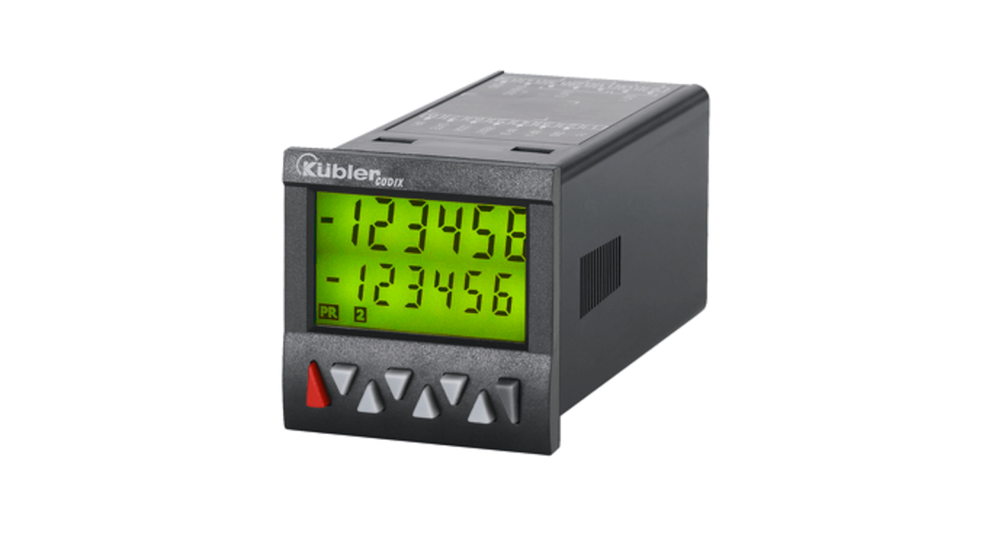 Einbaumessgerät LCD 6-stellig, Frequenz, Impuls, Zeit, max. 65kHz, 100 → 240 V