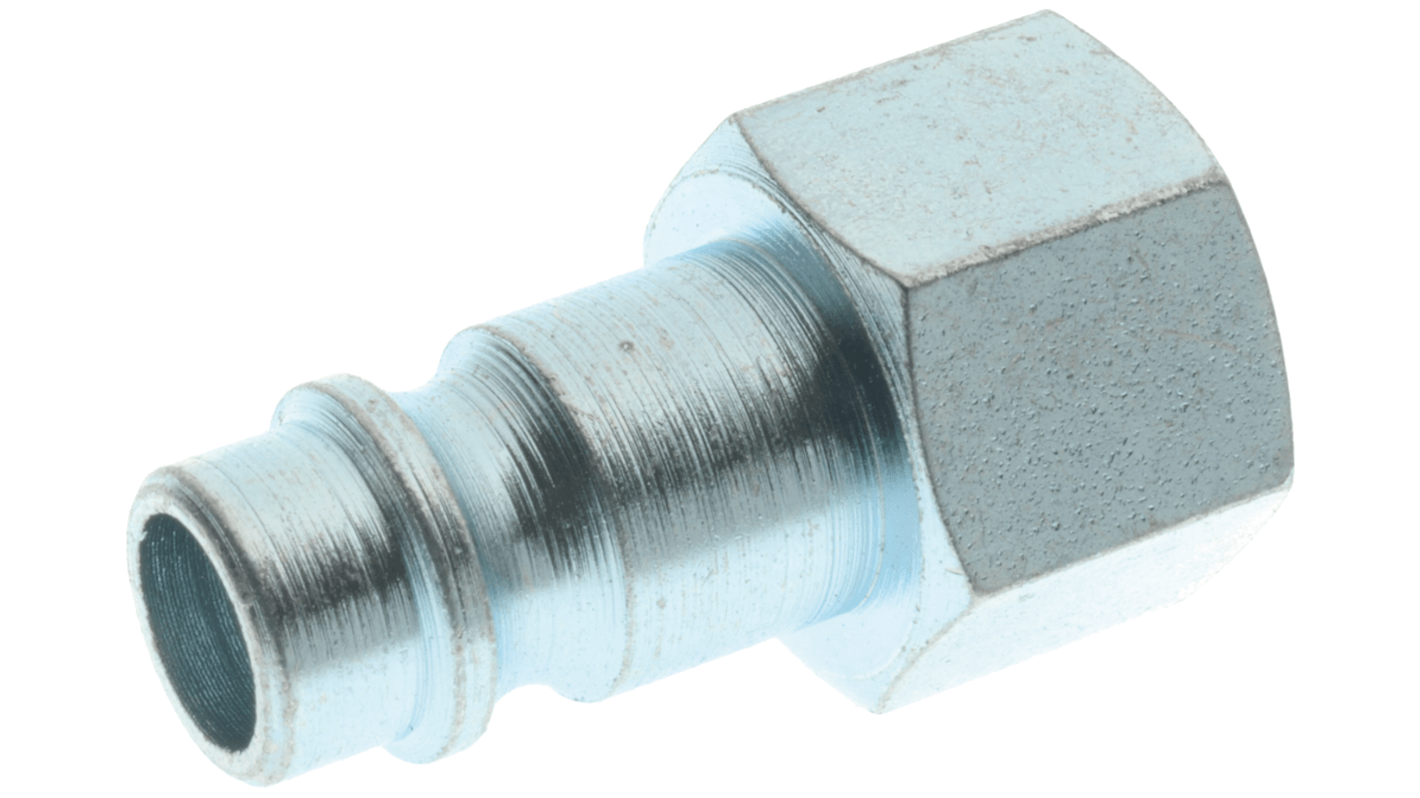 RS PRO Nickel Plated Brass Female Pneumatic Straight ThreadedtoTube