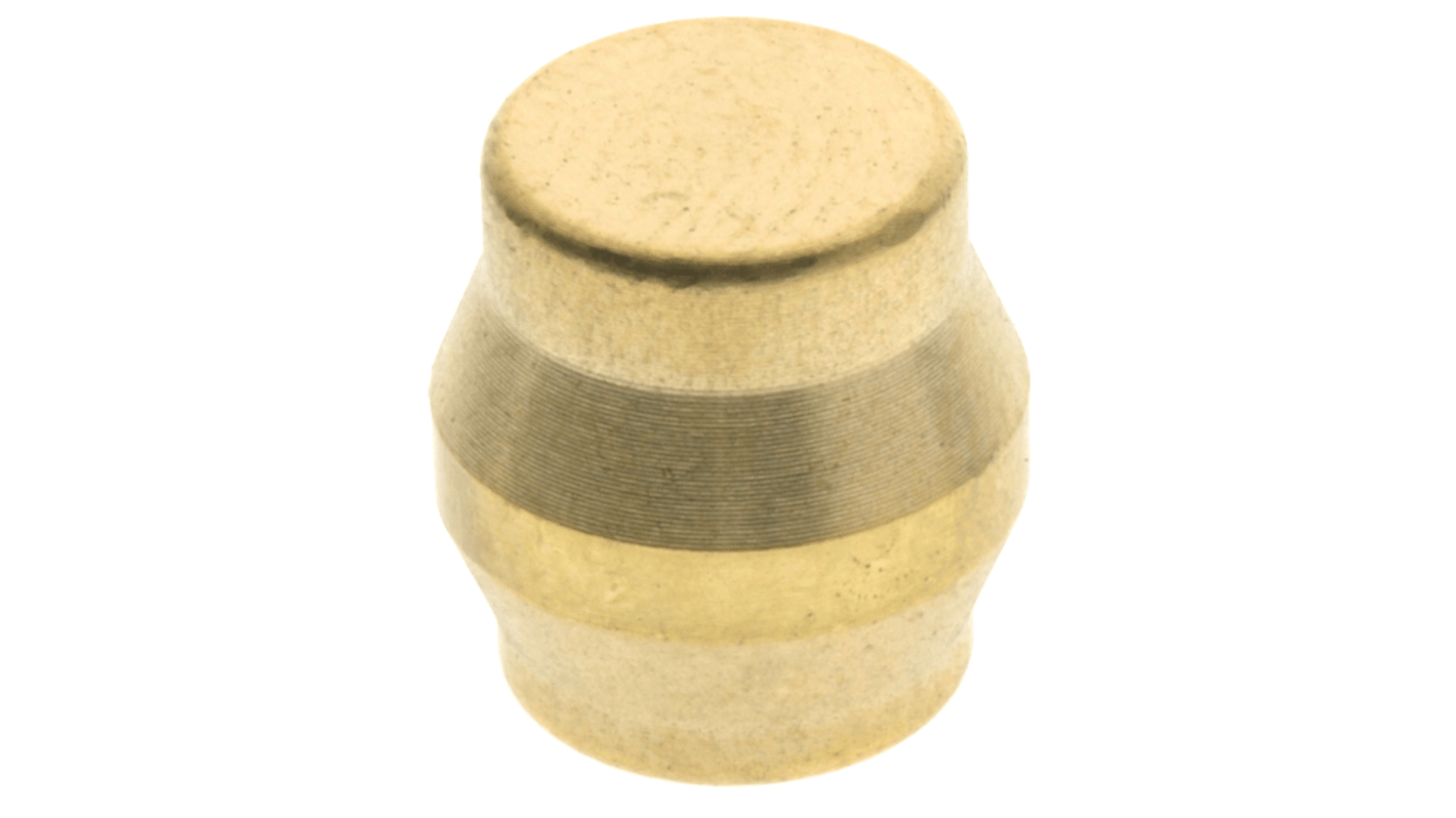 RS PRO Brass Plug Fitting for 8mm