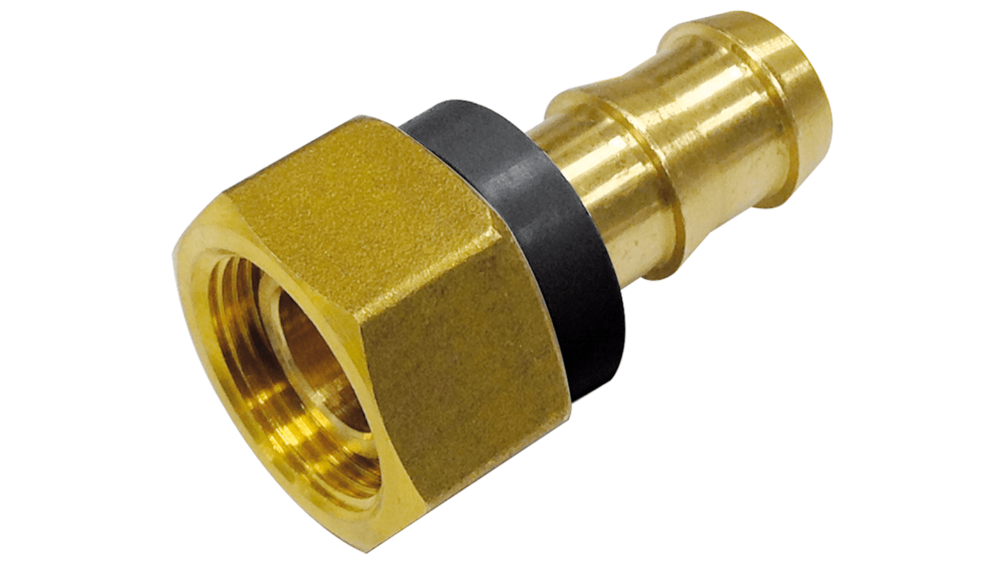 RS PRO Hose Connector, Straight Female Hose Adapter For Locking Hose 1/2in ID, 74.2 bar