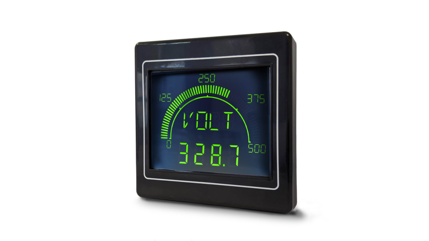 Trumeter LCD Digital Panel Multi-Function Meter, 68mm x 68mm