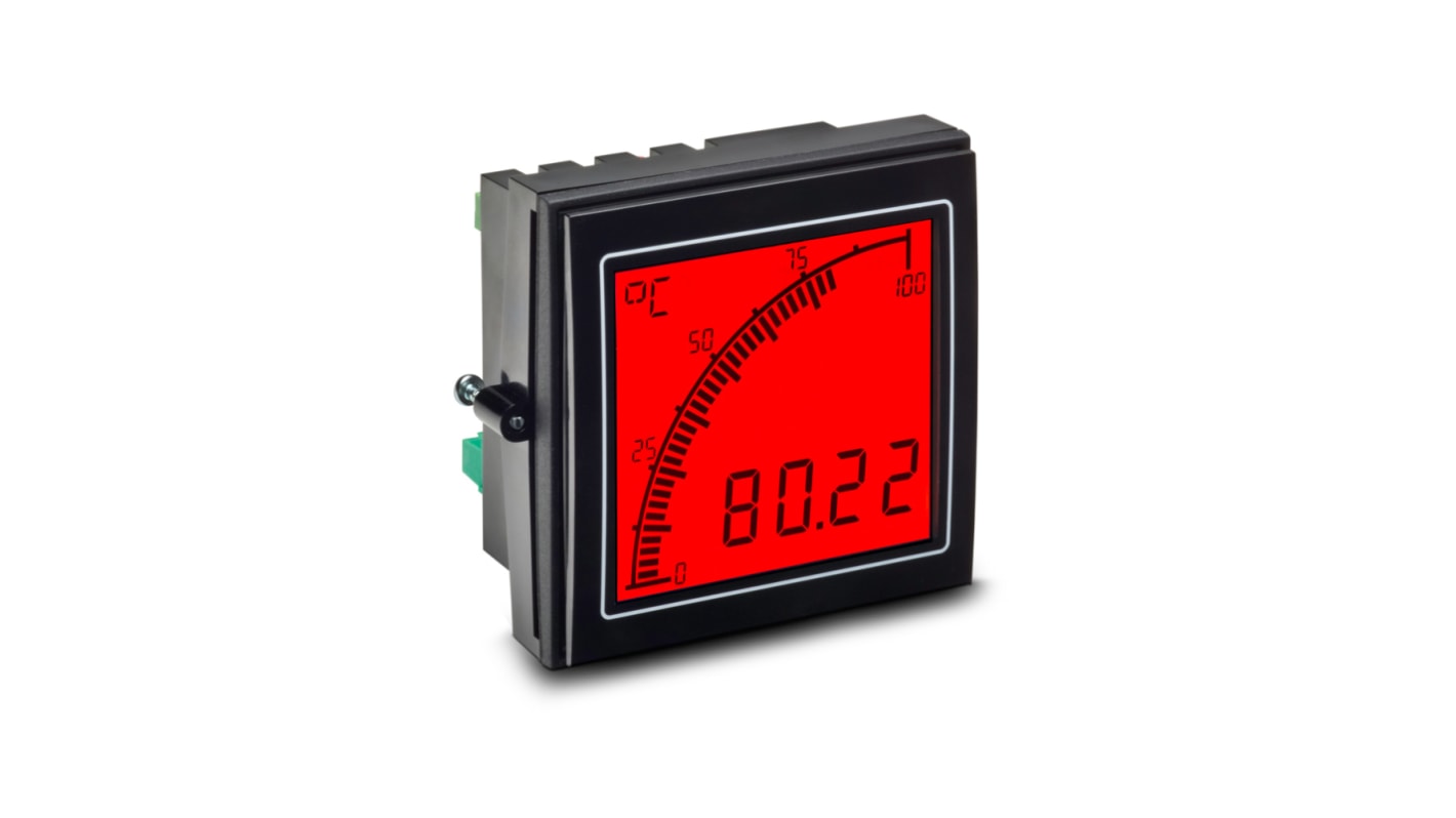 Trumeter LCD Temperature Indicator for Temperature, 68mm x 68mm