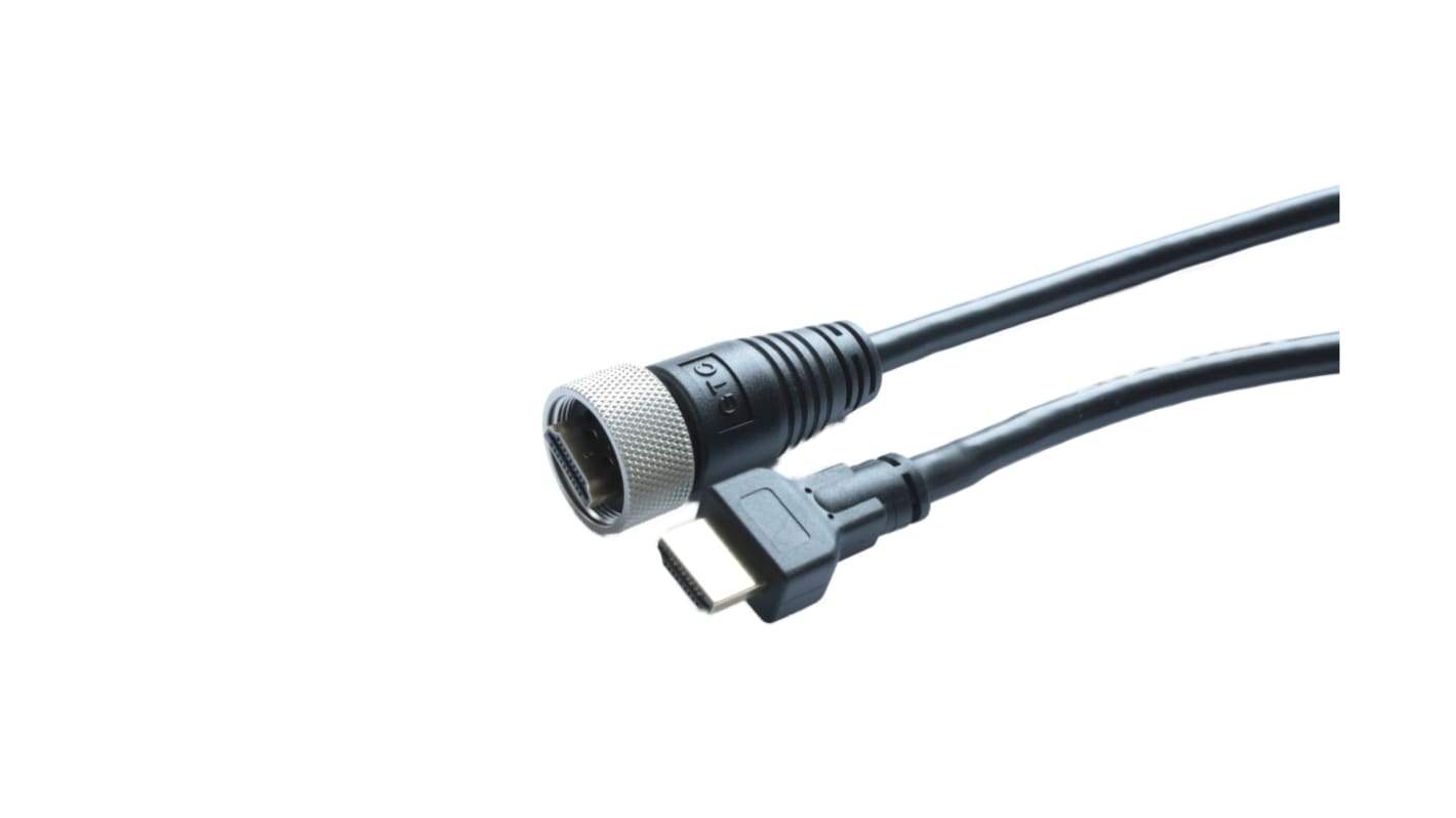 RS PRO 4K Male HDMI to Male HDMI  Cable, 2m