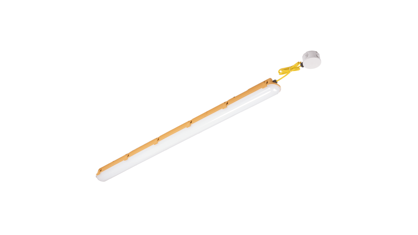 RS PRO 40 W LED Batten Light, 100 → 240 V LED Non Corrosive Fitting, 1 Lamp, Anti-corrosive, 1500 mm Long, IP65