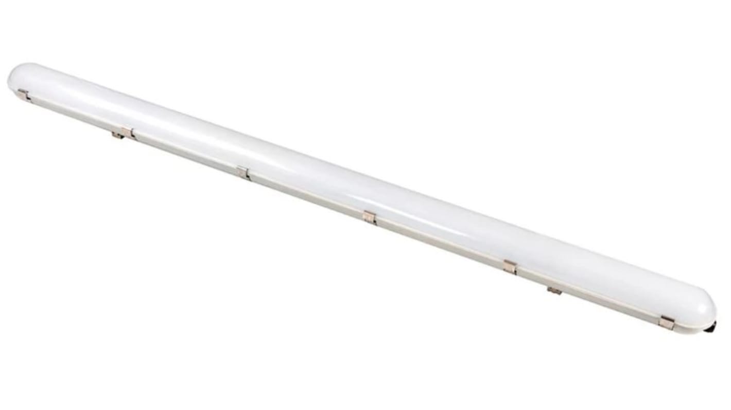 Plafoniera rettangolare RS PRO, 100 → 240 V., 30 W, 38 W, 50 W, 60 W, col. 3000K (Bianco freddo, Luce del