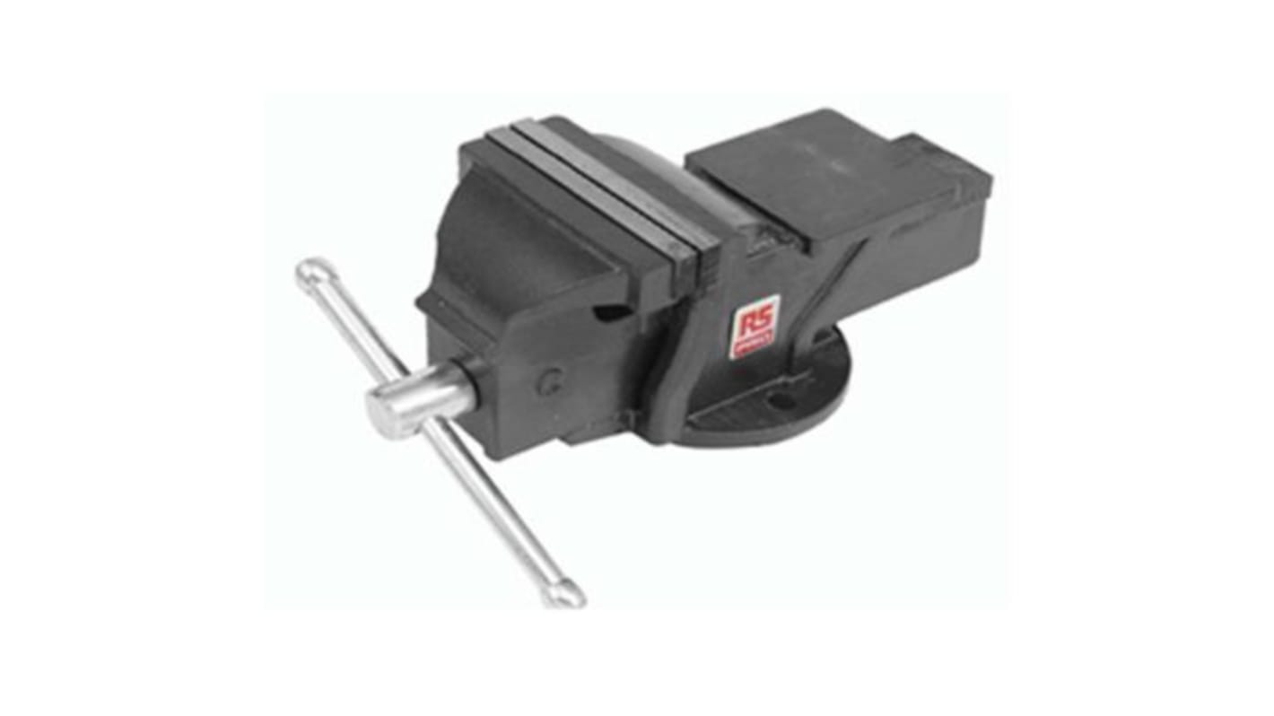 RS PRO Bench Vice x 48mm 104mm x 100mm, 5.28 KGS