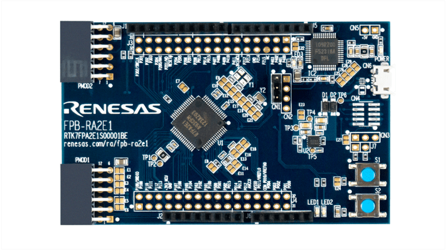 Vývojová deska, ARM, ARM Cortex, ARM Cortex M23, FPB-RA2E1, Prototypovací deska