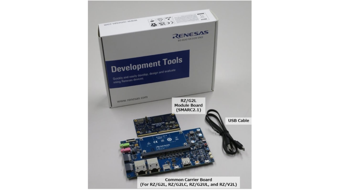 Vyhodnocovací sada, G2L, Microprocessor, Arm Cortex A55, Arm Cortex M33, RZ/G2LC EVAL BOARD, Vyhodnocovací sada