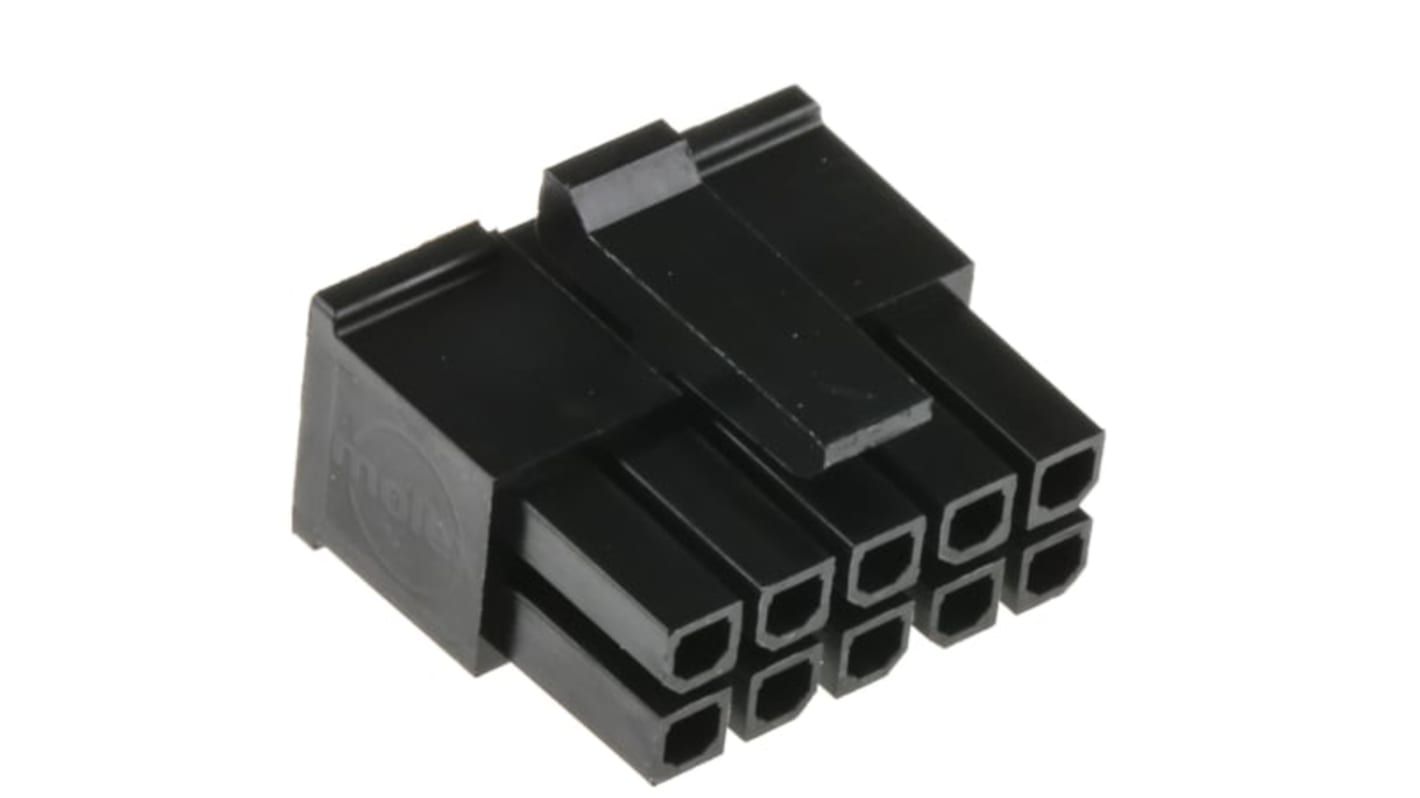 Molex, Micro-Fit 3.0 Female Connector Housing, 3mm Pitch, 10 Way, 2 Row