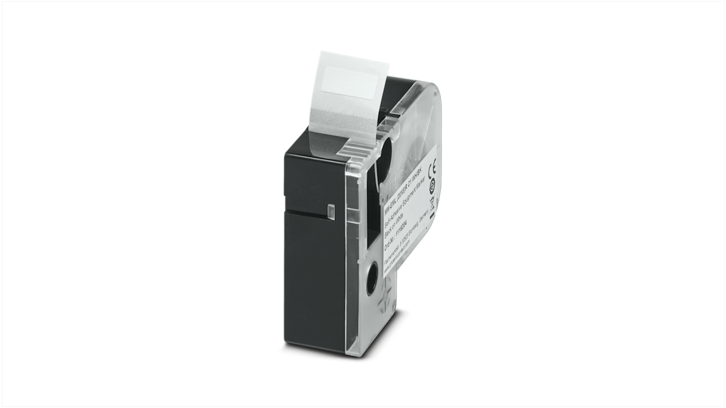 Phoenix Contact MM-EML Black on White Label Printer Tape