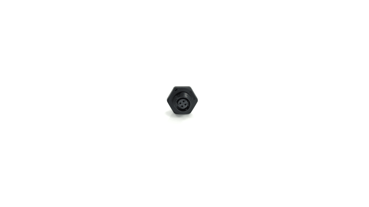 RS PRO Circular Connector, 4 Contacts, Panel Mount, 13 mm Connector, Socket, Female, IP68