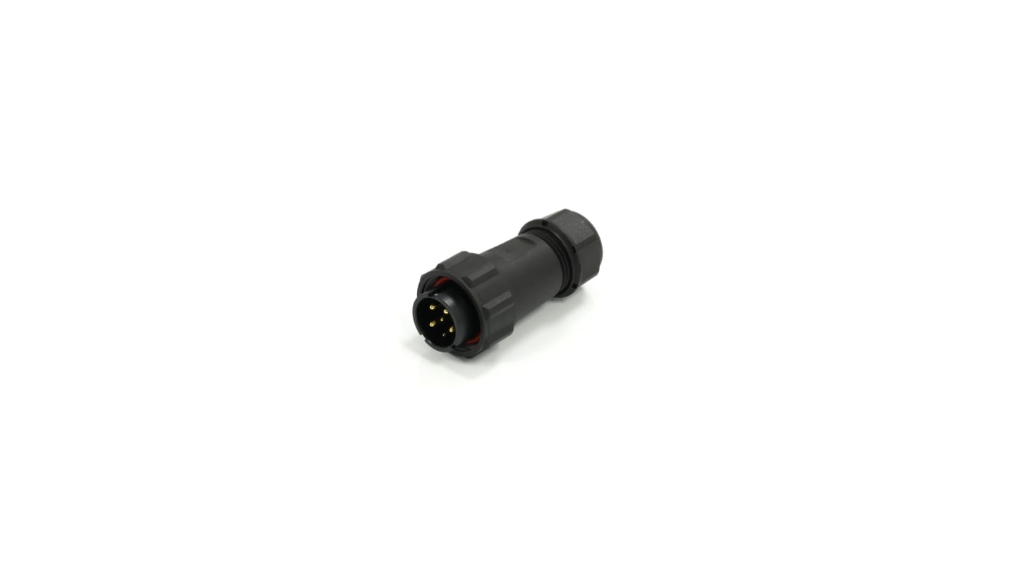 RS PRO Circular Connector, 6 Contacts, Cable Mount, 21 mm Connector, Plug, Male, IP68