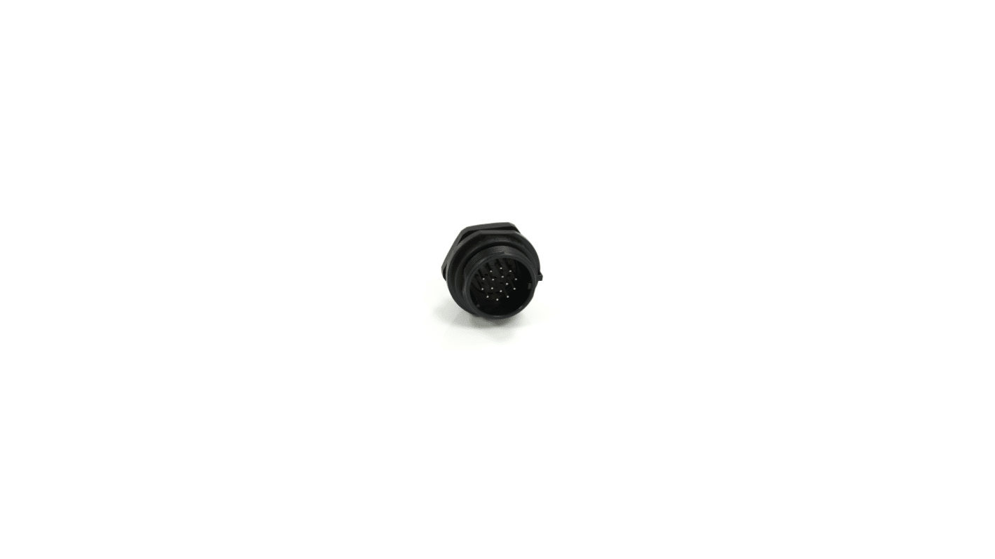 RS PRO Circular Connector, 15 Contacts, Panel Mount, 21 mm Connector, Plug, Male, IP68