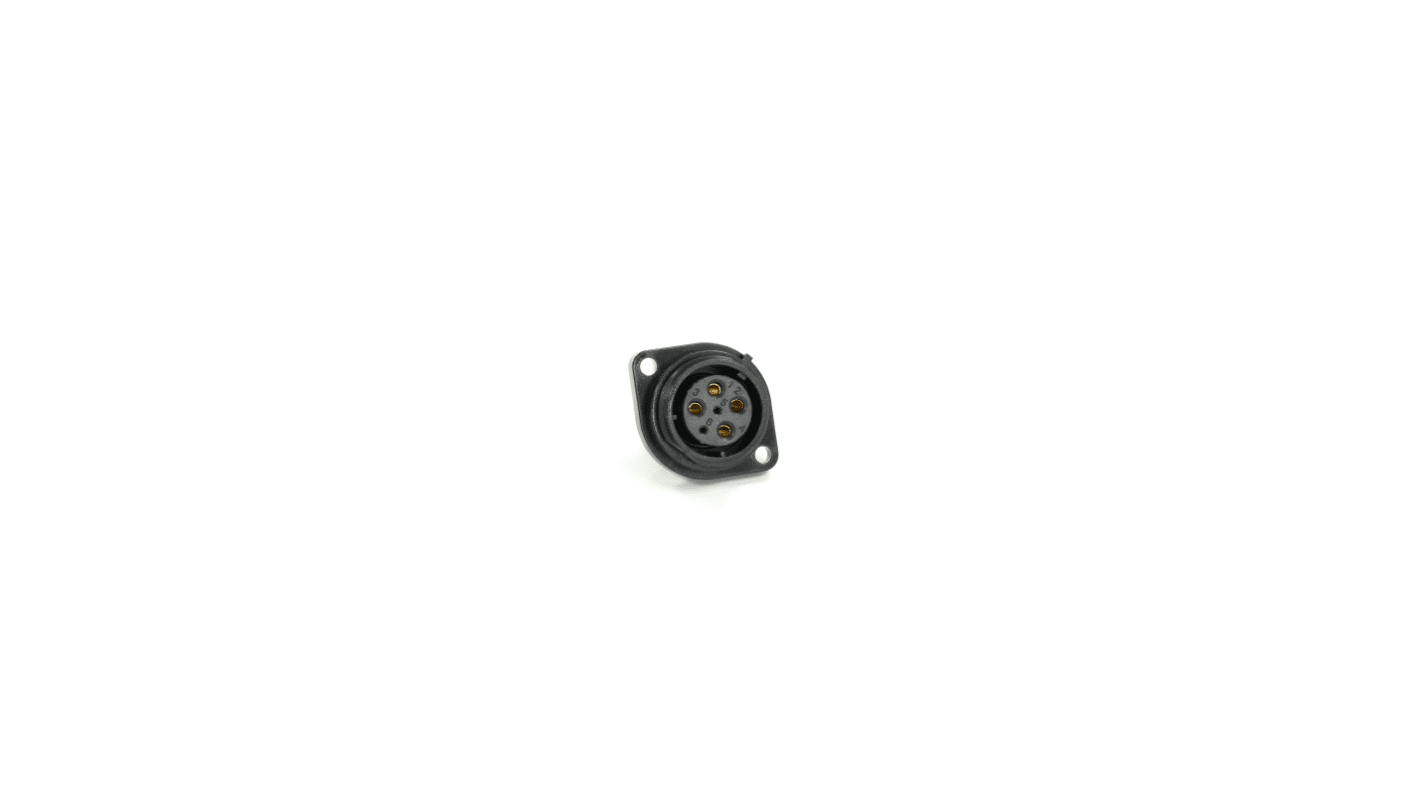 RS PRO Circular Connector, 6 Contacts, Panel Mount, 21 mm Connector, Socket, Female, IP68