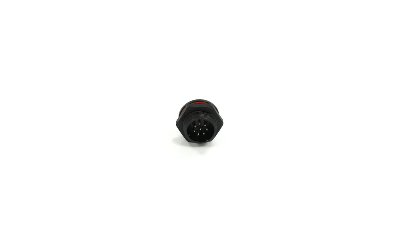 RS PRO Circular Connector, 8 Contacts, Panel Mount, 21 mm Connector, Plug, Male, IP68