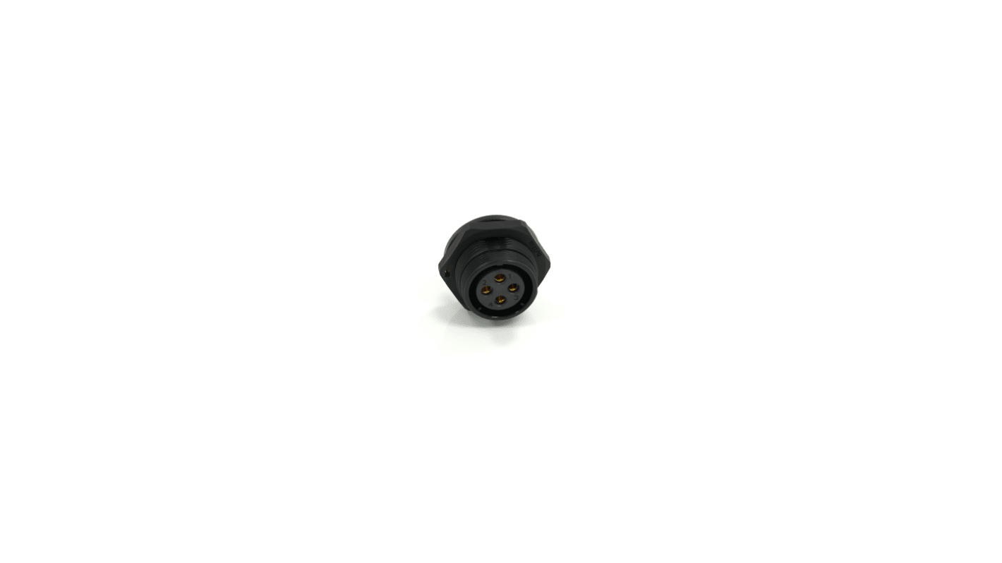 RS PRO Circular Connector, 4 Contacts, Panel Mount, 21 mm Connector, Socket, Female, IP68