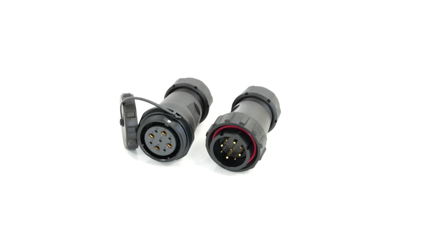 RS PRO Circular Connector, 9 Contacts, Cable Mount, 29 mm Connector, Plug and Socket, Male and Female Contacts, IP68