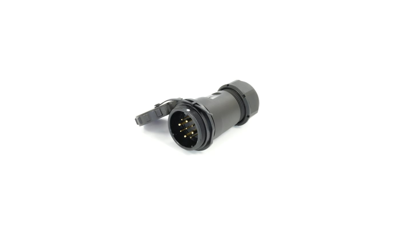 RS PRO Circular Connector, 9 Contacts, Cable Mount, 29 mm Connector, Plug, Male, IP68