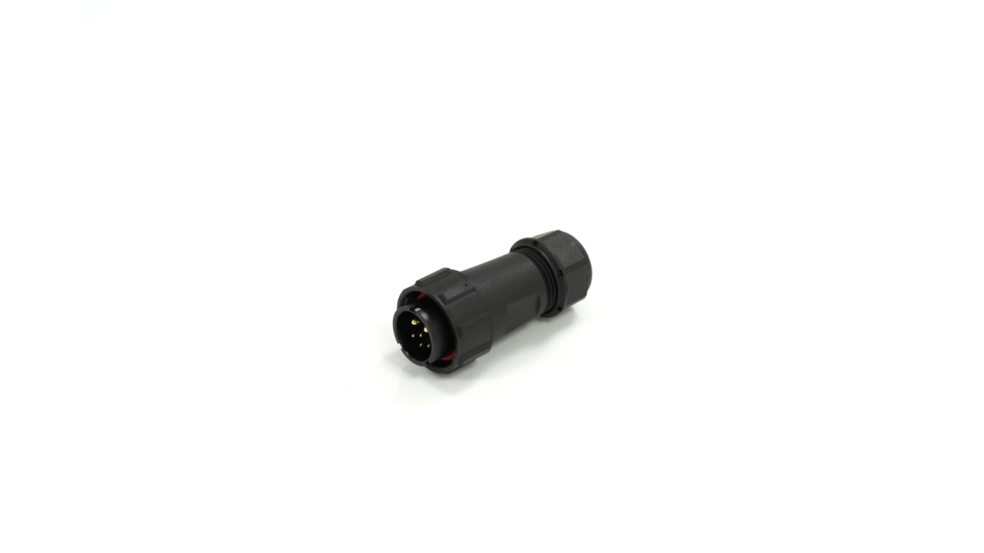 RS PRO Circular Connector, 6 Contacts, Cable Mount, 21 mm Connector, Plug, Male, IP67