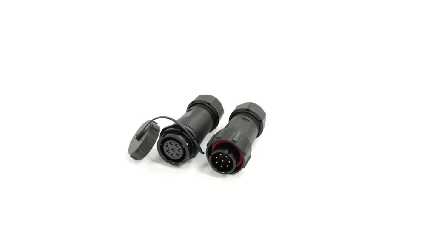 RS PRO Circular Connector, 8 Contacts, Cable Mount, 21 mm Connector, Plug and Socket, Male and Female Contacts, IP67