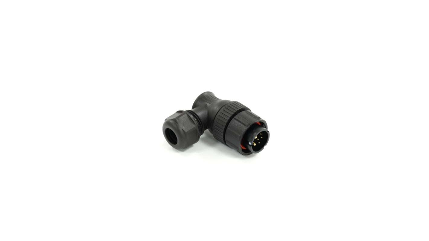 RS PRO Circular Connector, 6 Contacts, Cable Mount, 21 mm Connector, Plug, Male, IP67