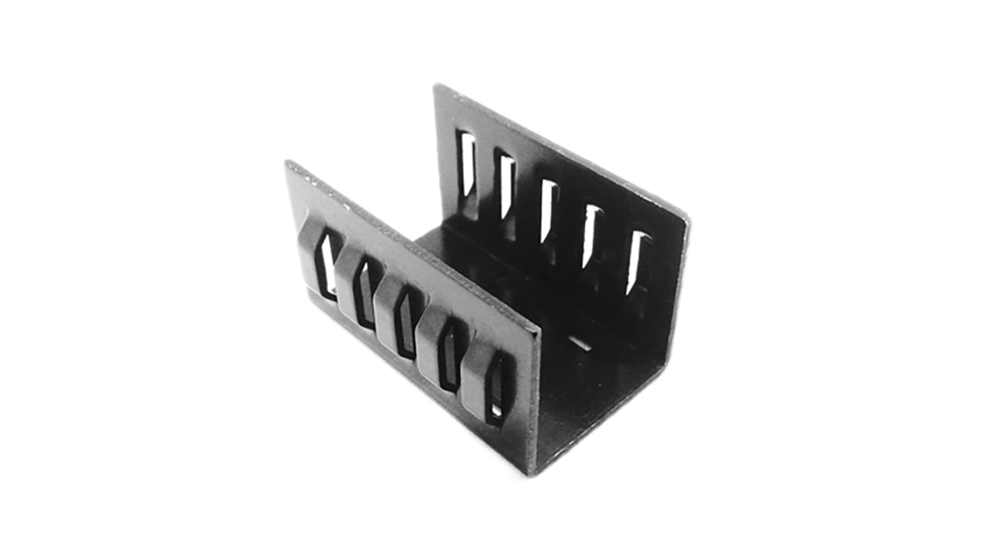 Heatsink, 9.9°C/W, 38 x 28 x 22mm, Clip, Screw