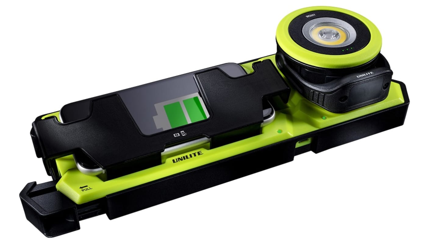 Nabíječka svítilny, 12 V, pro použití s: Bezdrátové produkty Unilite, 290.5 x 101.2 x 28.1 mm Nástěnná montáž