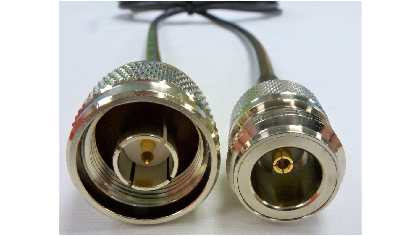 Câble coaxial Mobilemark, RF195, Type N, / Type N, 5m, Noir
