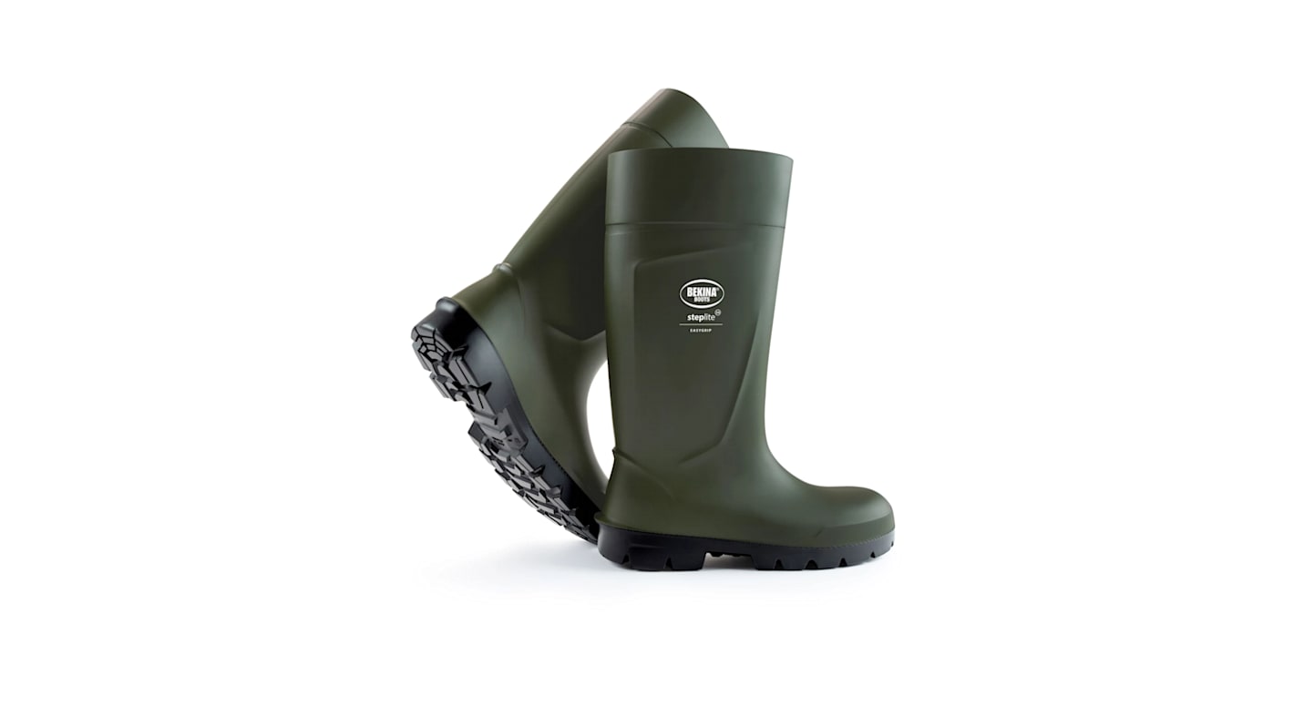 Bekina Steel Toe Capped Unisex Safety Wellingtons, UK 11, EU 46